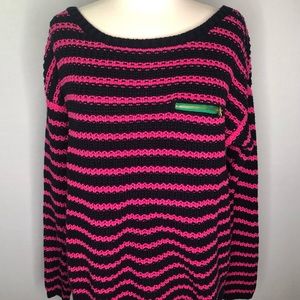 Tommy Hilfiger sweater Pink Navy Blue Striped